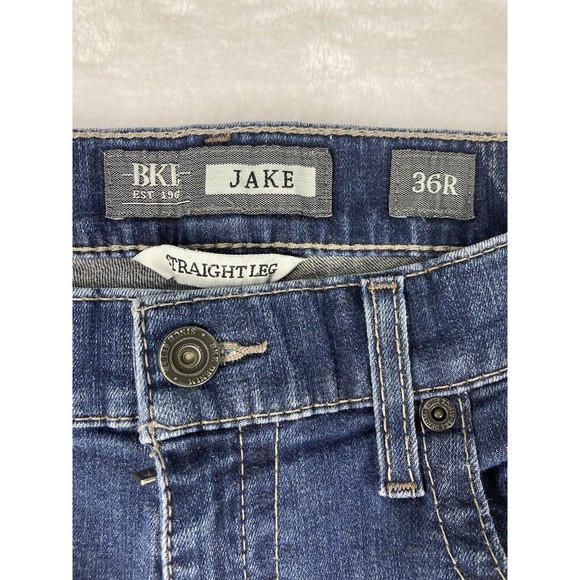 BKE Jake Straight Leg Womens High Rise Jeans Size 36R - Picture 3 of 16